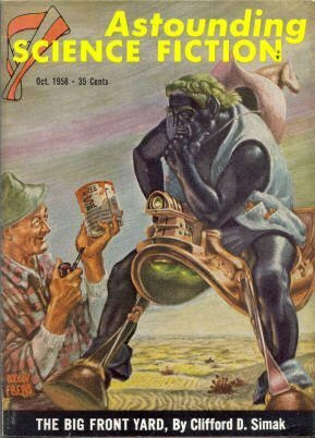 Astounding Science Fiction, October, 1958 (Volume LXII, No. 2) by Randall Garrett, Clifford D. Simak, John W. Campbell Jr., Paul Ash