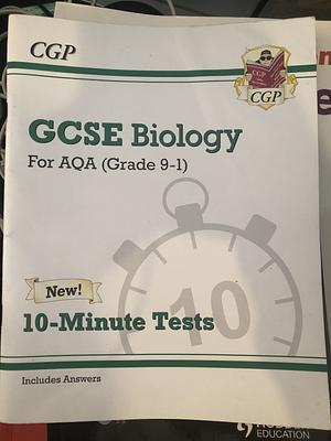 GCSE Biology for AQA 10 minute tests by CGP Books