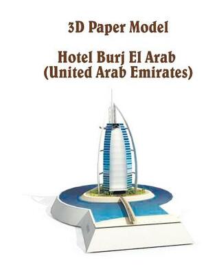 3D Paper Model Hotel Burj El Arab (United Arab Emirates): Instructions and Details of Paper for Modeling For Children And Adults Papercraft by Twosuns