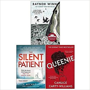 The Salt Path, The Silent Patient, Queenie 3 Books Collection Set by Candice Carty-Williams, Alex Michaelides, Raynor Winn