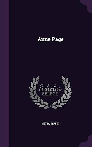 Anne Page by Netta Syrett