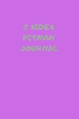 2 Sides: 90 Pages of 6 X 9 Inch Bound Pitman College Ruled Half and Half Vertical Separation White Pages by Larry Sparks