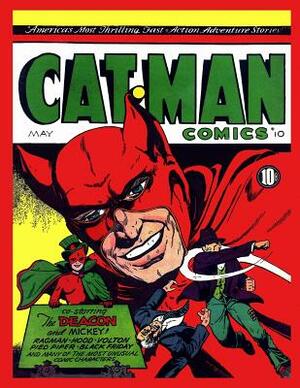 Cat-Man Comics #10 by Holyoke Publishing