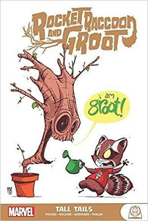 Marvel Young Adults. Mapache Cohete y Groot 1 - Brotes verdes by Skottie Young