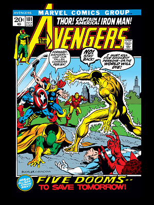 Avengers (1963) #101 by Harlan Ellison, Roy Thomas