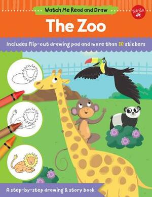 Watch Me Read and Draw: The Zoo: A Step-By-Step Drawing & Story Book by Samantha Chagollan