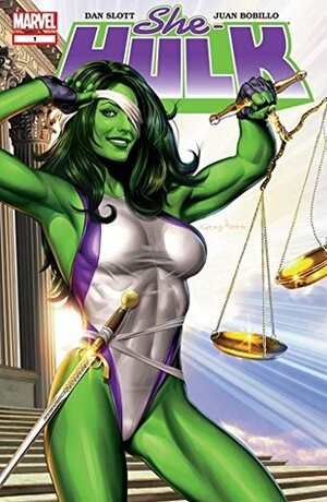 She-Hulk (2005-2009) #1 by Greg Horn, Mike Mayhew, Dan Slott