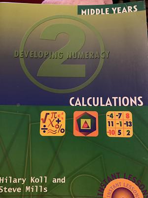 Developing Numeracy: Calculations, Book 2 by Steve Mills, Hilary Koll