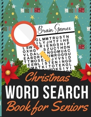 Christmas Word Search Book for Seniors: Holiday themed word search puzzle book Puzzle Gift for Word Puzzle Lover Brain Exercise Game by Dipas Press