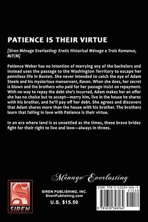 Patience Is Their Virtue by Eve Adams