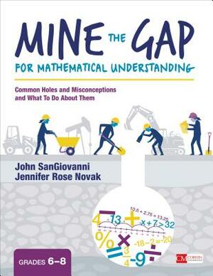 Mine the Gap for Mathematical Understanding, Grades 6-8: Common Holes and Misconceptions and What to Do about Them by John J. Sangiovanni, Jennifer R. Novak