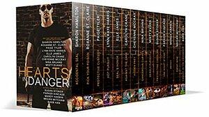 Hearts in Danger by Misty Evans, Sharon Hamilton, Lynn Raye Harris, Susan Stoker, Cheyenne McCray, Megan Mitcham, Paige Tyler, Mandy Harbin, Elle James, Nina Bruhns, Carolyn Crane, Parker Kincade, Roxanne St. Claire, Barb Han