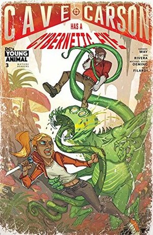 Cave Carson Has a Cybernetic Eye (2016-) #3 by Jon Rivera, Michael Avon Oeming, Gerard Way, Tom Scioli