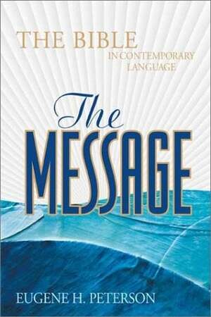 The Message Dark Green Leather-Look by Eugene H. Peterson