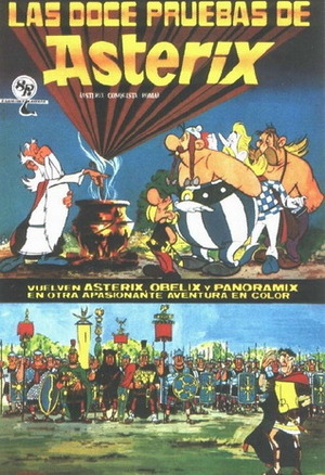 Las doce pruebas de Asterix by Víctor Mora, René Goscinny, Albert Uderzo