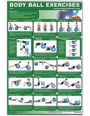 Body Ball Exercises-Core Laminated (Poster) by André Noël Potvin