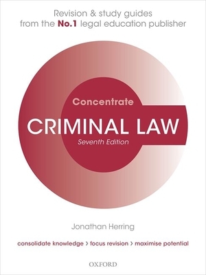 Criminal Law Concentrate: Law Revision and Study Guide by Jonathan Herring