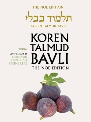 Koren Talmud Bavli, Noe Edition, Vol 42: Nidda, Hebrew/English, Large, Color by Adin Steinsaltz