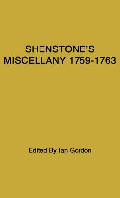 Miscellany 1759-1763 by William Shenstone, Unknown