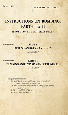 Instructions on Bombing Parts I and II by War Office