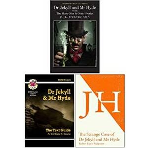 Dr Jekyll and Mr Hyde, Grade 9-1 GCSE English Text Guide - Dr Jekyll and Mr Hyde, The Strange Case of Dr Jekyll and Mr Hyde 3 Books Collection Set by Robert Louis Stevenson, Robert Louis Stevenson, Grade 9-1 GCSE English Text Guide - Dr Jekyll and Mr Hyde by CGP Books, CGP Books