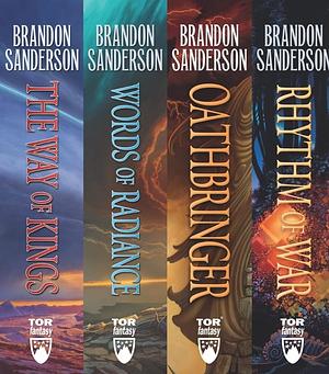 The Stormlight Archive, Books 1-4: The Way of Kings, Words of Radiance, Oathbringer, Rhythm of War by Brandon Sanderson