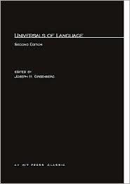 Universals of Language by Joseph H. Greenberg