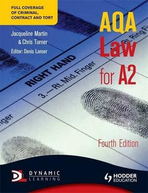 Law for A2 by Jacqueline Martin, Chris Turner