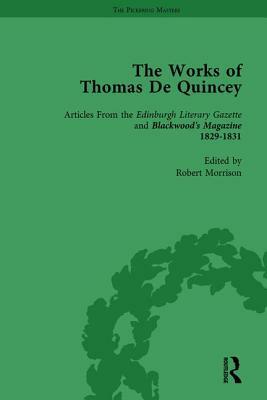 The Works of Thomas de Quincey, Part I Vol 7 by Grevel Lindop, Barry Symonds