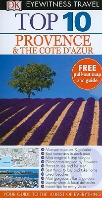 Top 10 Provence & the Cote D'Azur With Map by Robin Gauldie, D.K. Publishing