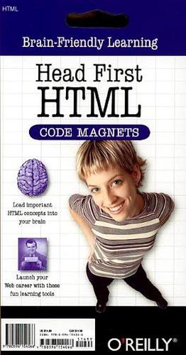 Head First Html Code Magnets: Brain Friendly Learning by O'Reilly Media