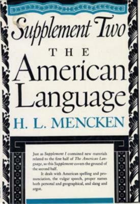 American Language Supplement 2 by H.L. Mencken