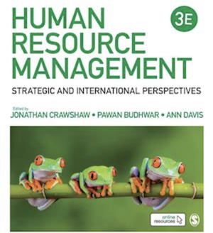 Human resource managment - strategic and international perspectives by Pawan Budwar, Ann Davis, Jonathan Crawshaw