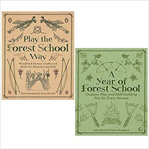 Jane Worroll Collection 2 Books Set (A Year of Forest School, Play the Forest School Way) by Peter Houghton, Jane Worroll