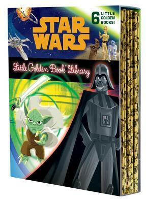 The Star Wars Little Golden Book Library (Star Wars): The Phantom Menace; Attack of the Clones; Revenge of the Sith; A New Hope; The Empire Strikes Ba by Various, Various