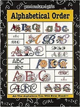 Alphabetical Order by Donna Vermillion Giampa