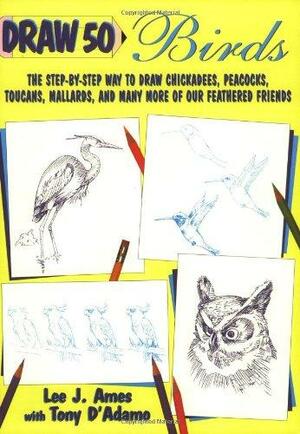 Draw 50 Birds: The Step-by-Step Way to Draw Chickadees, Peacocks, Toucans, Mallards, and Many More of Our Feathered Friends by Tony D'Adamo, Lee J. Ames