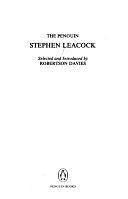 The Penguin Stephen Leacock by Robertson Davies