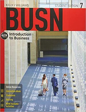BUSN with CourseMate 1-Term Access Code by Marcella Kelly, Chuck Williams