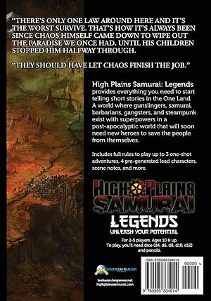 High Plains Samurai: Legends by Todd Crapper