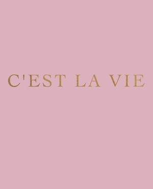 C'est la vie: A decorative book for interior design styling - Ideal for small spaces - coffee tables, bookshelves and desks - Stack by Urban Decor Studio