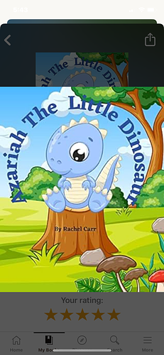 Azariah the Little Dinosaur by Rachel Carr