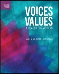 Voices and Values by Janet M. Goldstein