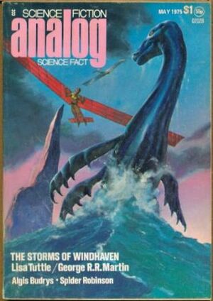 Analog Science Fiction and Fact, 1975 May by Thomas A. Easton, Lisa Tuttle, George R.R. Martin, Spider Robinson, Ben Bova, Michael Sutch, W. Macfarlane, Algis Budrys