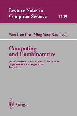 Computing and Combinatorics: 4th Annual International Conference, Cocoon'98, Taipei, Taiwan, R.O.C., August 12-14, 1998 by 