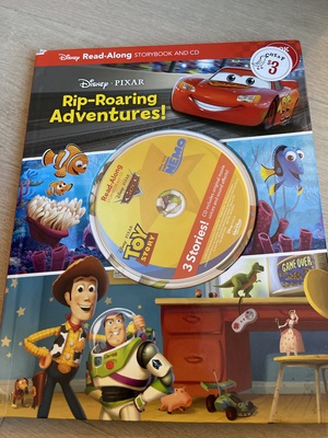 Pixar rip roaring adventures read along story book and CD  by Randy Thornton