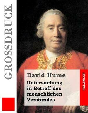 Untersuchung in Betreff des menschlichen Verstandes (Großdruck) by David Hume
