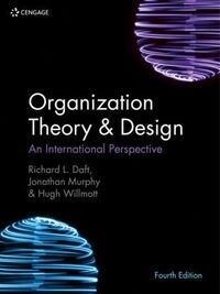 Organization Theory & Design by Hugh Willmott, Richard L. Daft, Jonathan Murphy