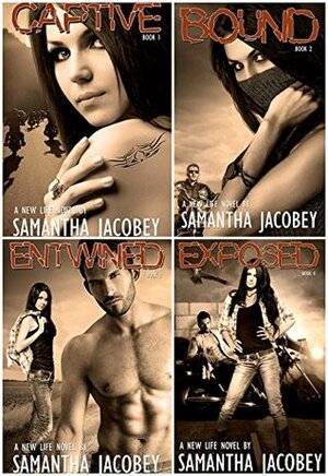A New Life - Boxed Set: Captive, Bound, Entwined & Exposed - Books 1-4 by Samantha Jacobey