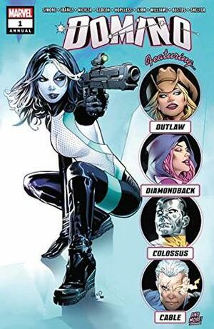 Domino (2018-) Annual #1 by Leah Williams, Dennis Hopeless, Various, Gail Simone, Víctor Ibáñez, Greg Land, Juan Gedeon, Fabian Nicieza, Natacha Bustos